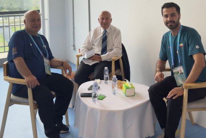 گفتگوی رییس فدراسیون اسکیت با دبیرکل فدراسیون جهانی