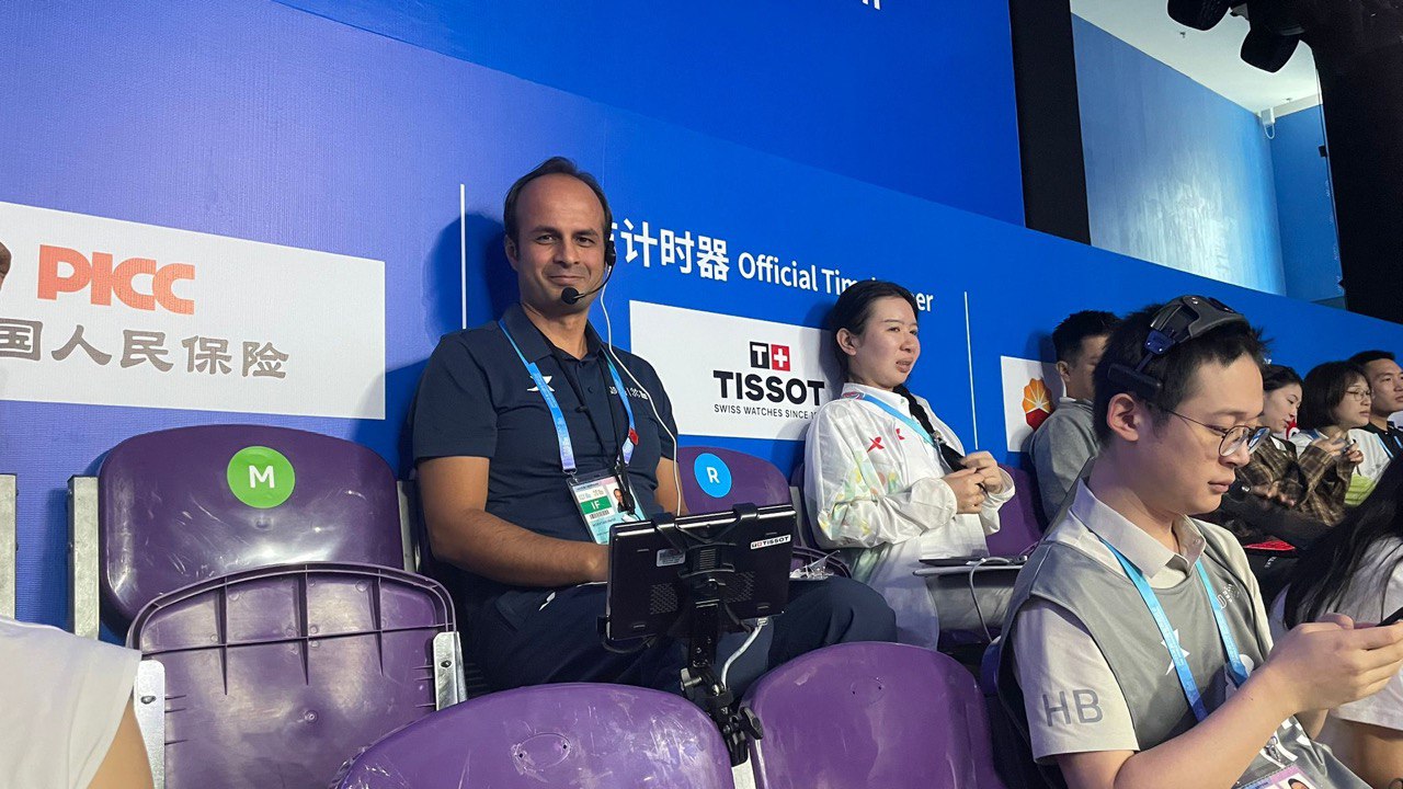 بازی‌های جهانی چنگدو| قضاوت داور ایرانی در مسابقات اسکواش 