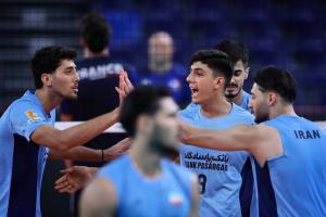 پیروزی تیم والیبال جوانان برابر فرانسه
