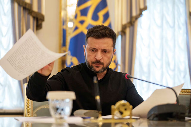 زلنسکی: توقف کشتار شرط اصلی صلح پایدار است