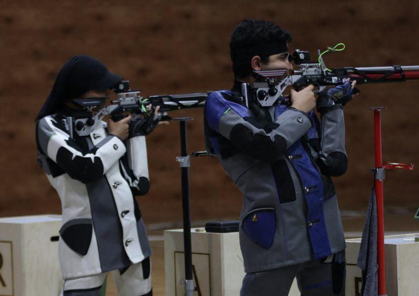 تیراندازی قهرمانی آسیا| تیم میکس تفنگ ۱۰ متر نوجوانان برنز گرفت