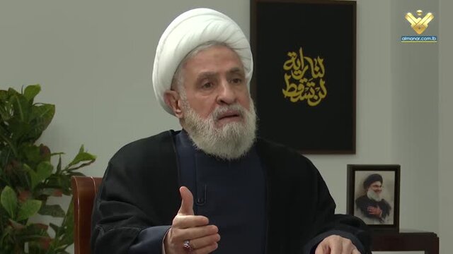 شیخ نعیم قاسم: تحرکات آمریکا برای تخریب لبنان و دعوت به فتنه است