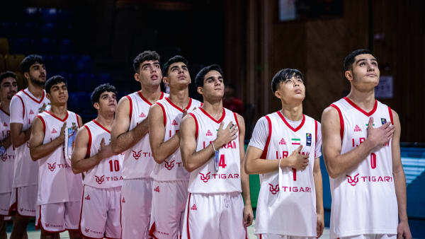 بسکتبال زیر ۱۶ سال کاپ آسیا| صعود پسران ایران به مرحله یک چهارم