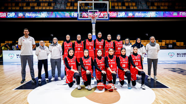 بسکتبال زیر ۱۶ سال کاپ آسیا| شکست دختران ایران در نخستین گام