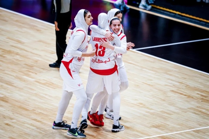 بسکتبال زیر ۱۶ سال دختران کاپ آسیا| پیروزی  ایران مقابل ساموا