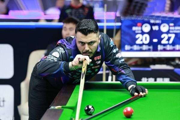 رنکینگ جهانی هی بال| صعود ولیزاده به رنکینگ ۱۳ جهانی پاکت بیلیارد