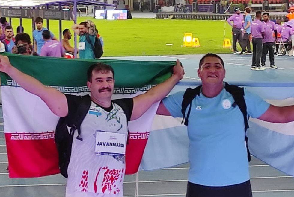پارادوومیدانی قهرمانی جهان| طلای پرتاب وزنه بر گردن جوانمردی