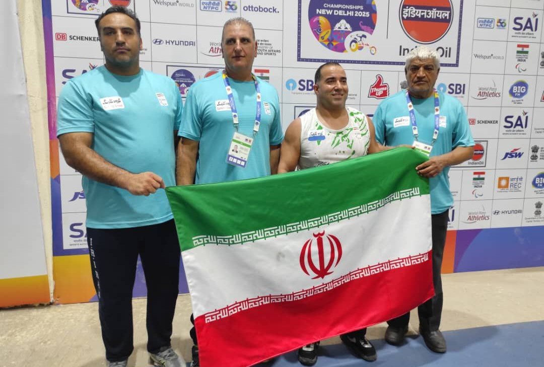 پارادوومیدانی قهرمانی جهان| بازهم رکوردشکنی، باز هم طلا؛ هشتمین مدال طلای ایران برگردن نکویی مجد