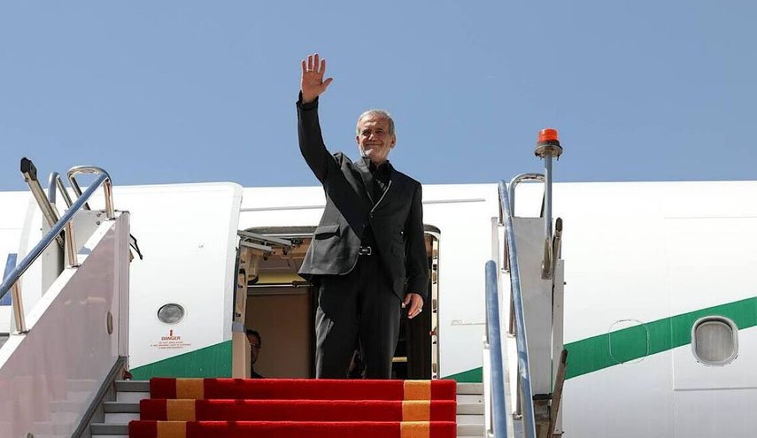 رئیس جمهور وارد اصفهان شد