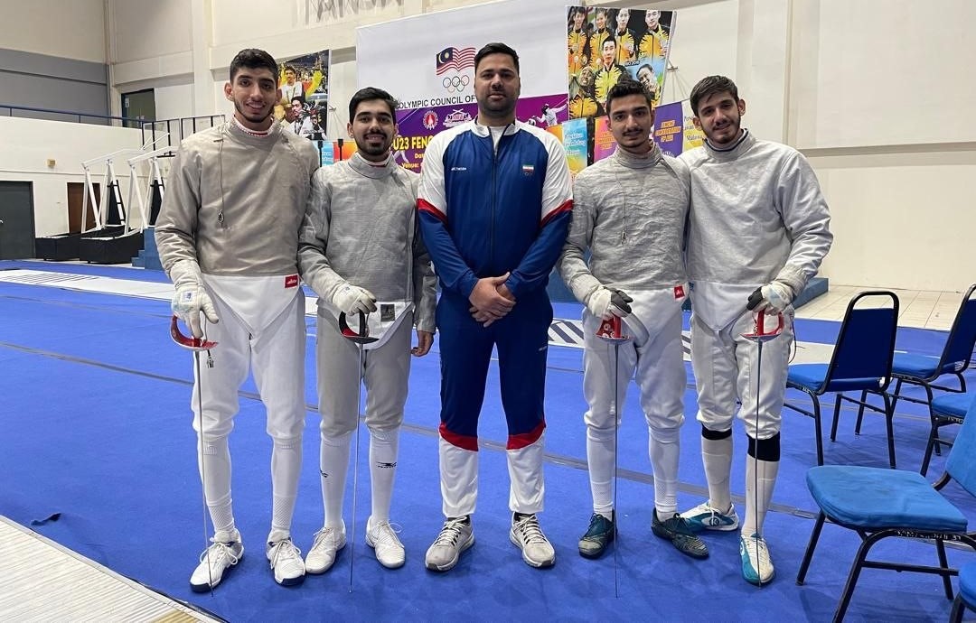 شمشیربازی زیر ۲۳ سال قهرمانی آسیا| پایان کار تیم سابر با کسب مدال برنز 