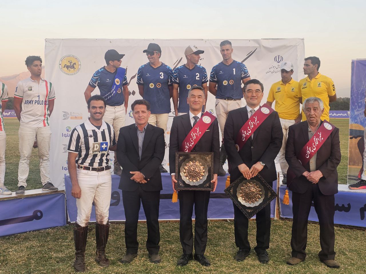 لیگ ملی چوگان| فراجا قهرمان هفته پانزدهم/ سفیران کره جنوبی و ژاپن میهمانان ویژه مسابقات