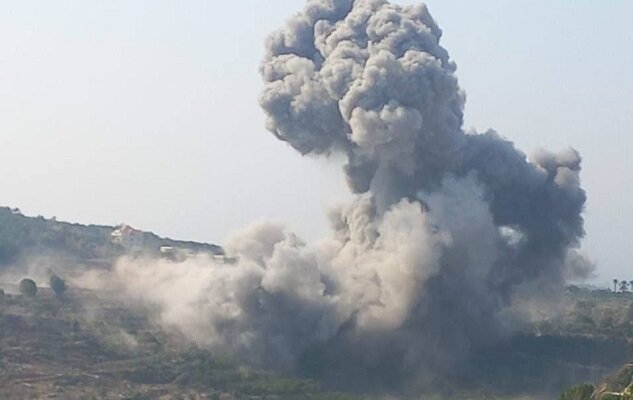 بمباران جنوب لبنان توسط جنگنده‌های صهیونیست