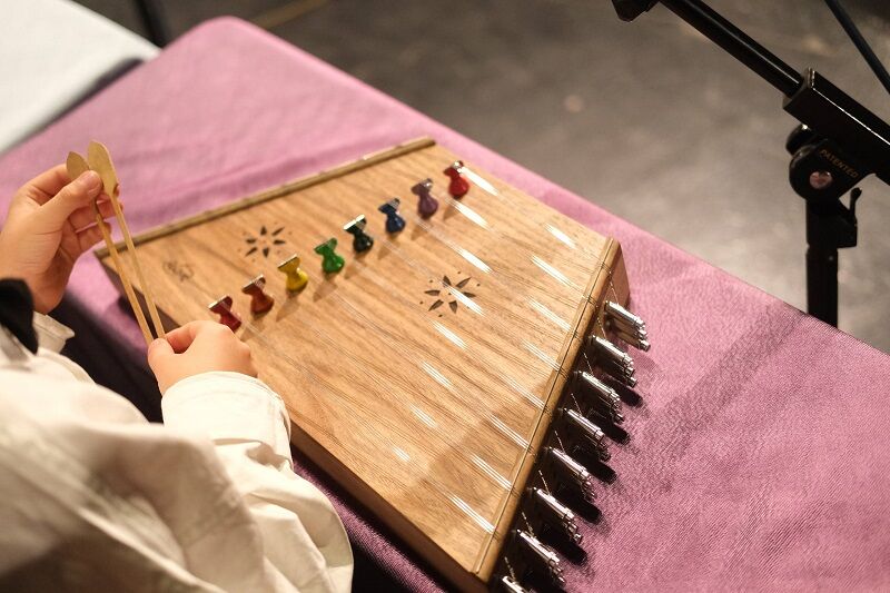 کتاب و «سنتور کودک» رونمایی شد/اهمیت نقش موسیقی در زندگی