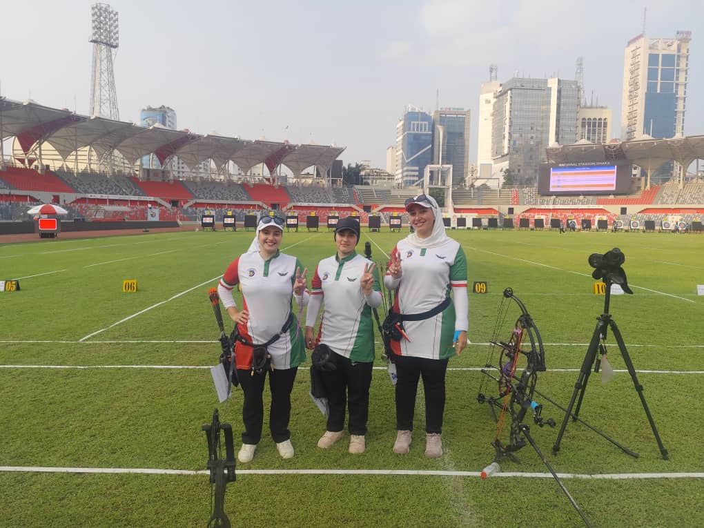 تیر و کمان قهرمانی آسیا| کسب مدال برنز توسط تیم کامپوند زنان