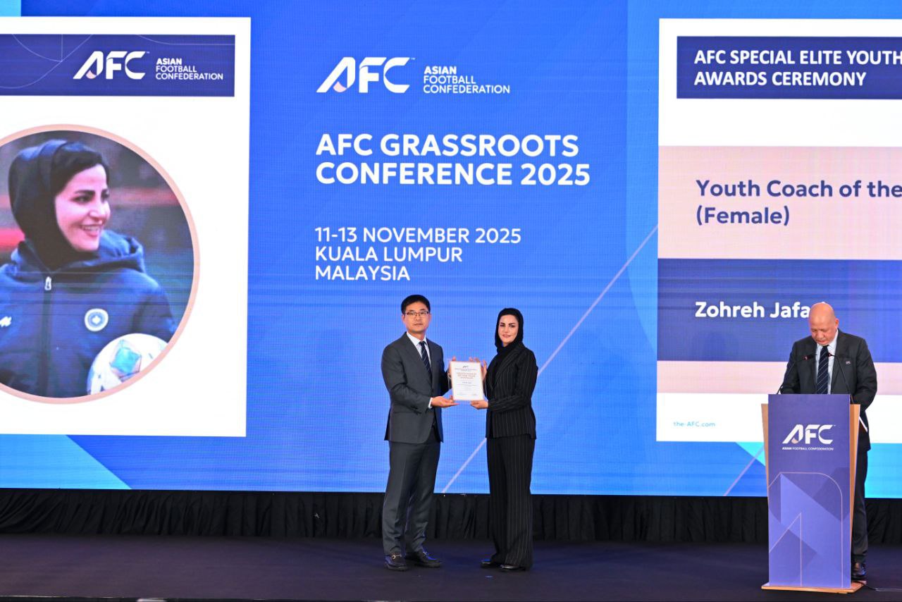 جعفری مربی زن جوان سال فوتبال آسیا ۲۰۲۵ شد