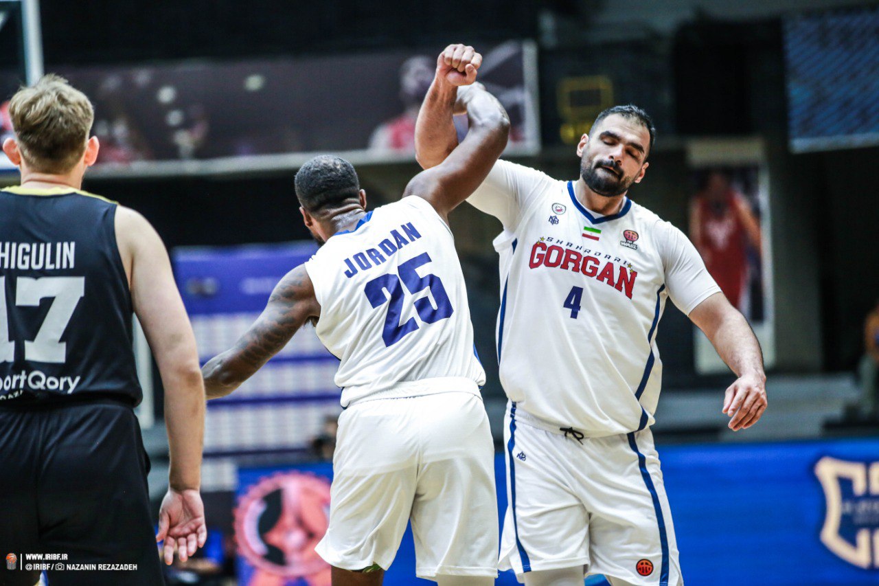 بسکتبال سوپر لیگ غرب آسیا| پیروزی شهرداری گرگان مقابل آستانه
