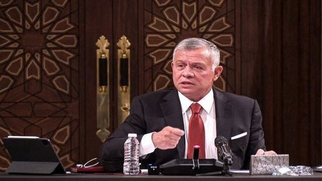 تاکید پادشاه اردن بر حمایت کشورش از فلسطین