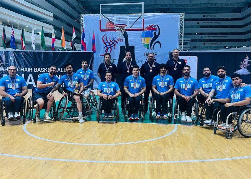 بسکتبال با ویلچر قهرمانی آسیا و اقیانوسیه| تیم مردان ایران برنزی شد/ کسب سهمیه پاراآسیایی ناگویا