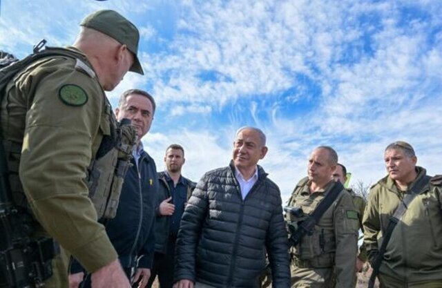 پرسه زدن نتانیاهو و وزیر جنگش در سوریه