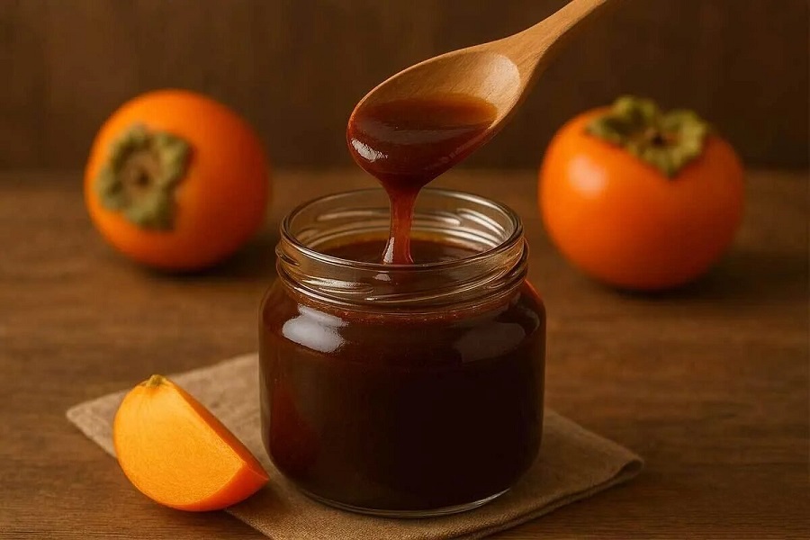 معجون شیرین و پرخاصیت پاییز/ طرز تهیه شیره خرمالوی خانگی
