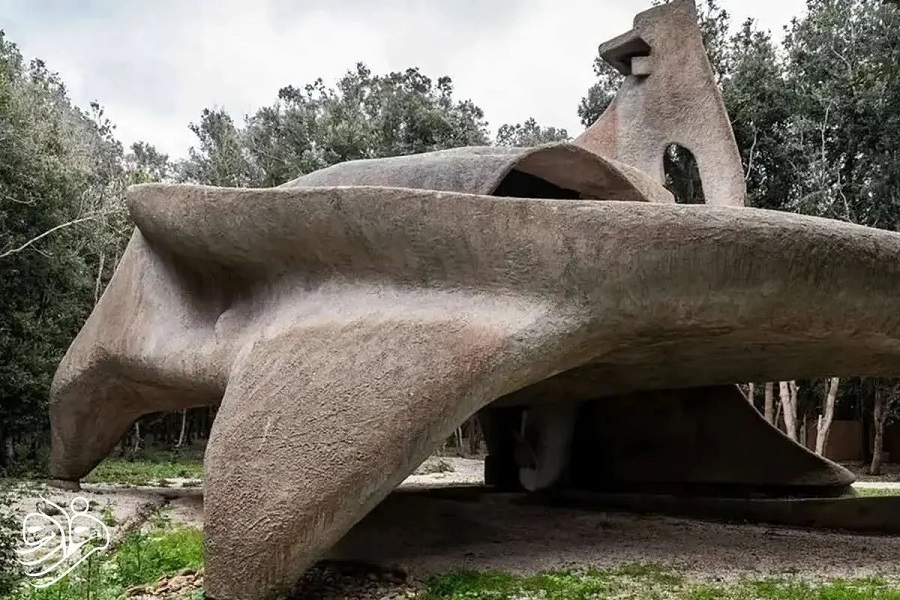 خانه دایناسور ایتالیا؛ معماری شگفت‌انگیز ویتوریو جورجینی+عکس