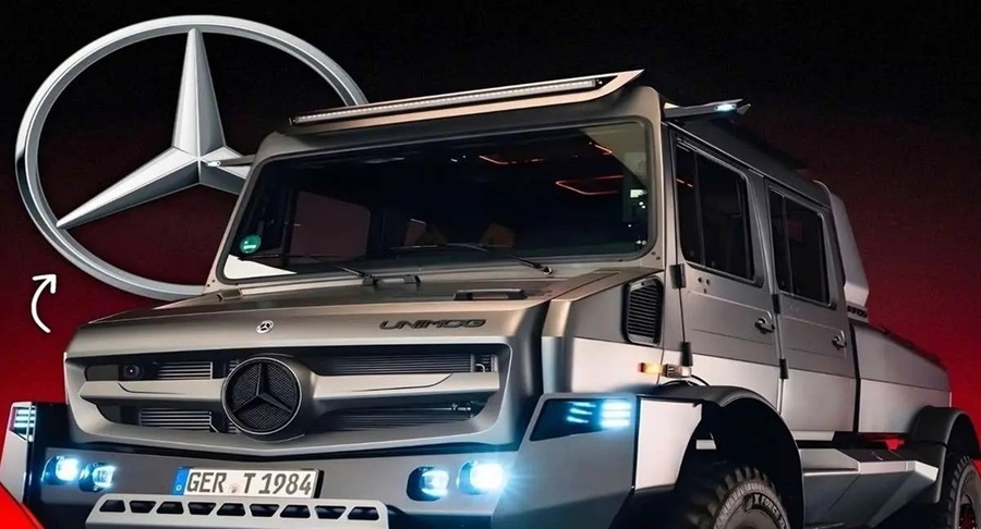 مرسدس یونیماگ لوکس؛ شاهکار ۳۰۰ اسبی که کوه‌ها را به کاخ تبدیل می‌کند+عکس