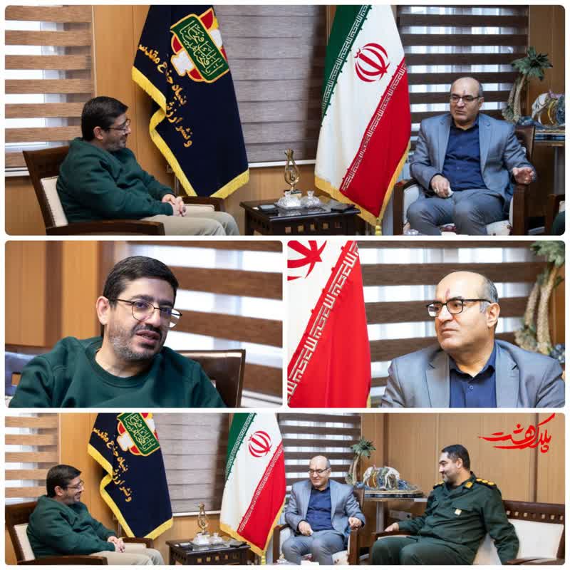 دیدار مدیرکل هنرهای نمایشی وزارت فرهنگ و ارشاد اسلامی با رئیس سازمان هنری و امور سینمایی دفاع مقدس و مقاومت