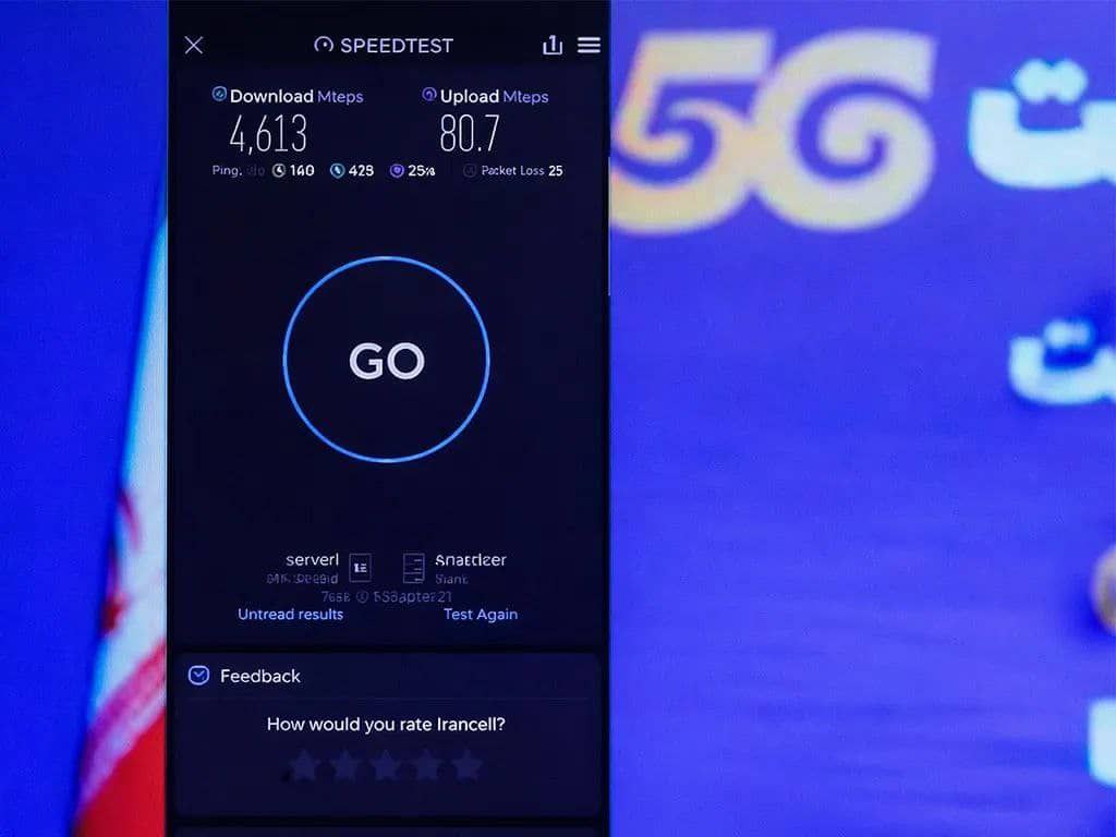 ثبت سرعت ۴۶۱۳ مگابیت بر ثانیه با افتتاح سایت 5G ایرانسل در رشت