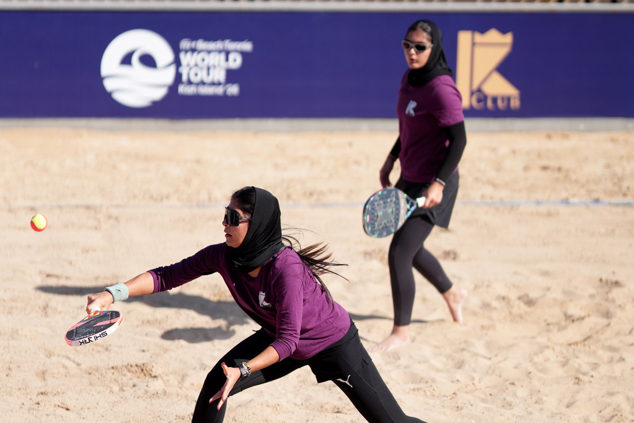 تنیس ساحلی بین‌المللی کیش| تکرار قهرمانی هفته نخست بخش زنان در هفته پایانی