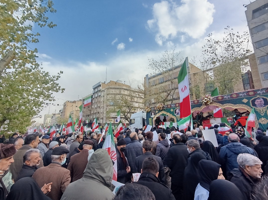 تشییع شهدا در تهران