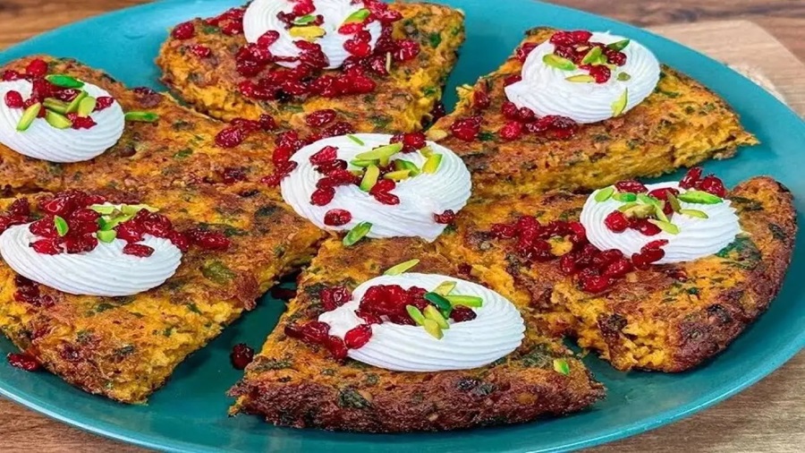 شام فوری و سبک؛ کوکو هویج با طعمی بی‌نظیر