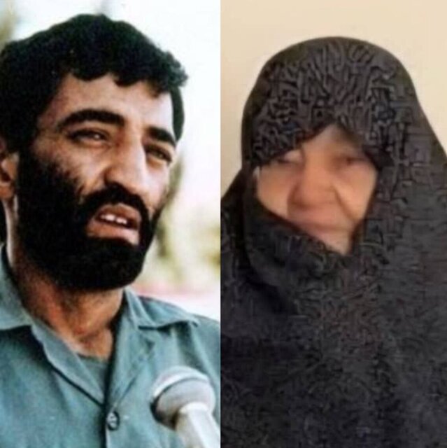 مادر جاویدالاثر حاج احمد متوسلیان درگذشت