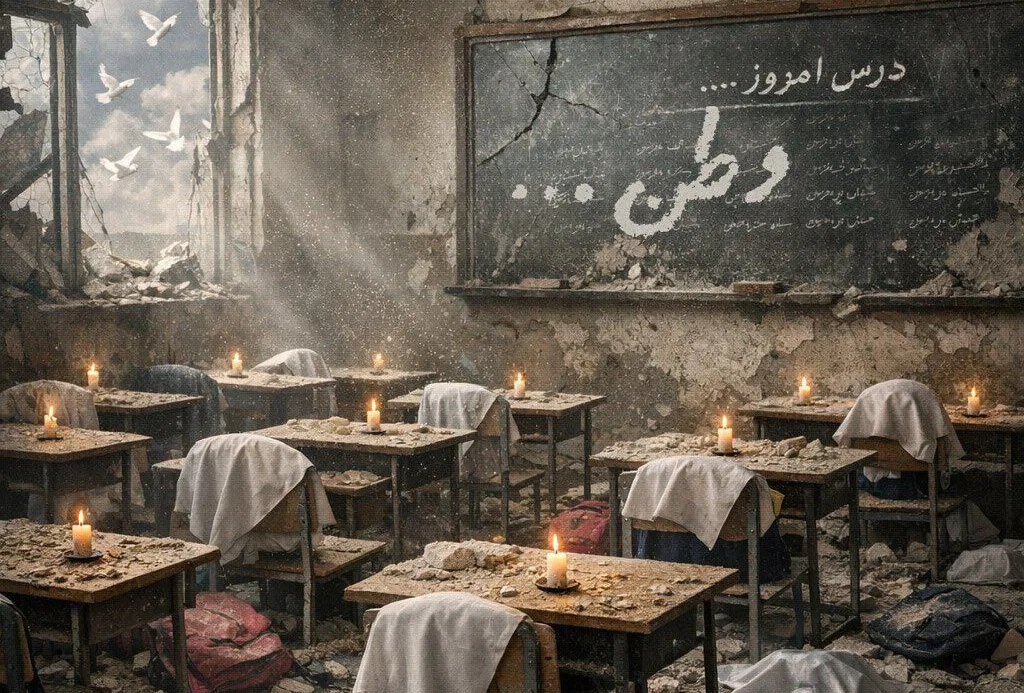 فرشته‌های مینابی در انتظار انتقام/ ایران خون‌خواه شهدای سنگر دانایی