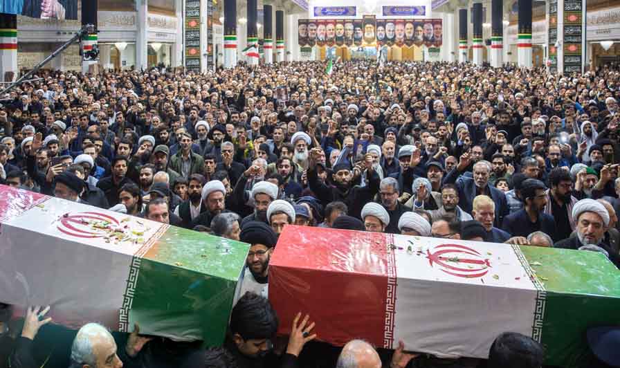 قم در سوگ شهید امنیت؛ تشییع پیکر وزیر اطلاعات در نخستین روز بهار