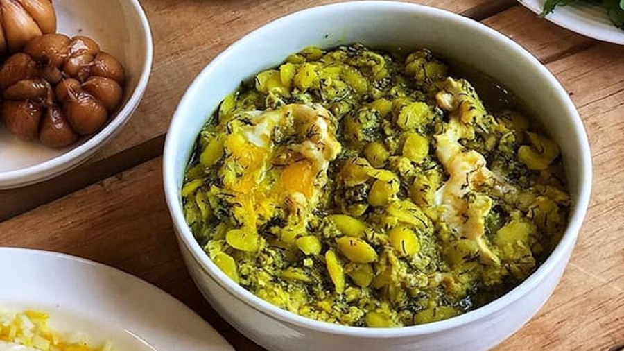 طرز تهیه باقالی قاتق با ماست؛ غذای گیلانی با بافتی لطیف و عطر شوید