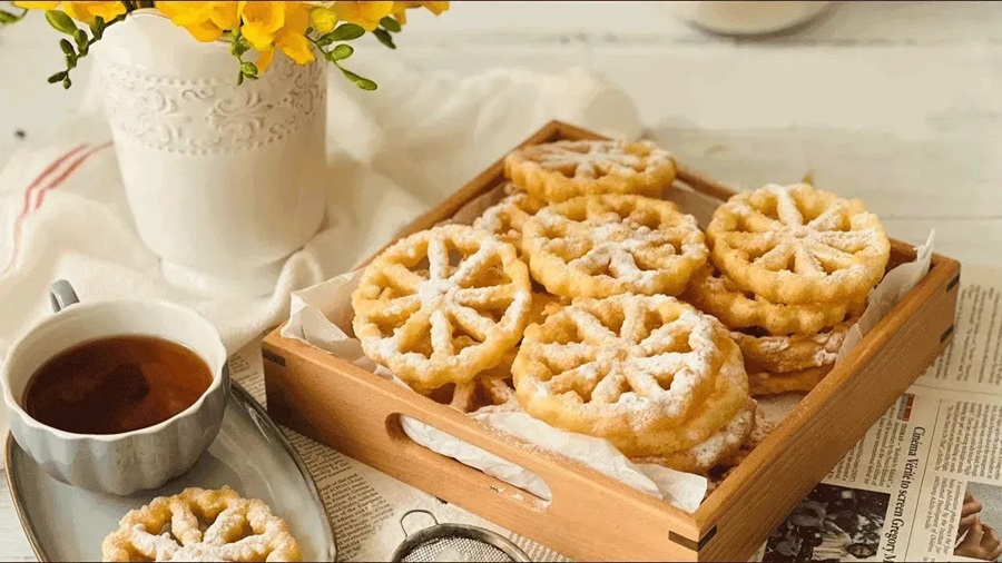 طرز تهیه شیرینی پنجره‌ای با نشاسته گندم، ترد و مجلسی+نکات طلایی 