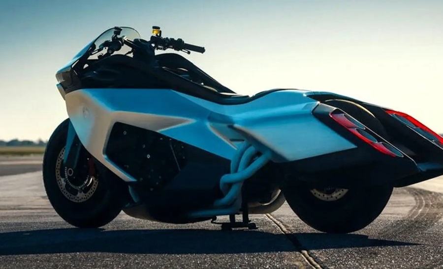 BMW Vision K18؛ موتورسیکلتی که از جنگنده کنکورد الهام گرفته است