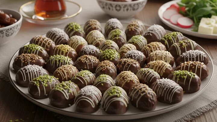 فوت‌وفن‌های طرز تهیه خرمای شکلاتی خانگی؛ ساده، سریع و رژیمی