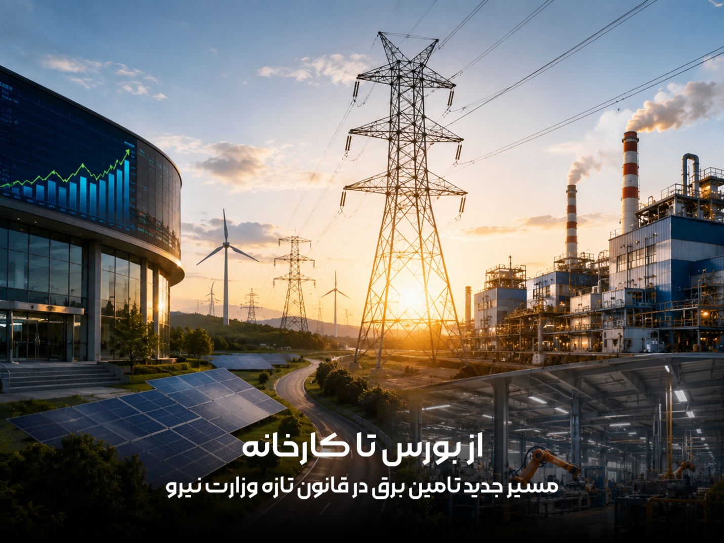 از بورس تا کارخانه، مسیر جدید تامین برق در قانون تازه وزارت نیرو