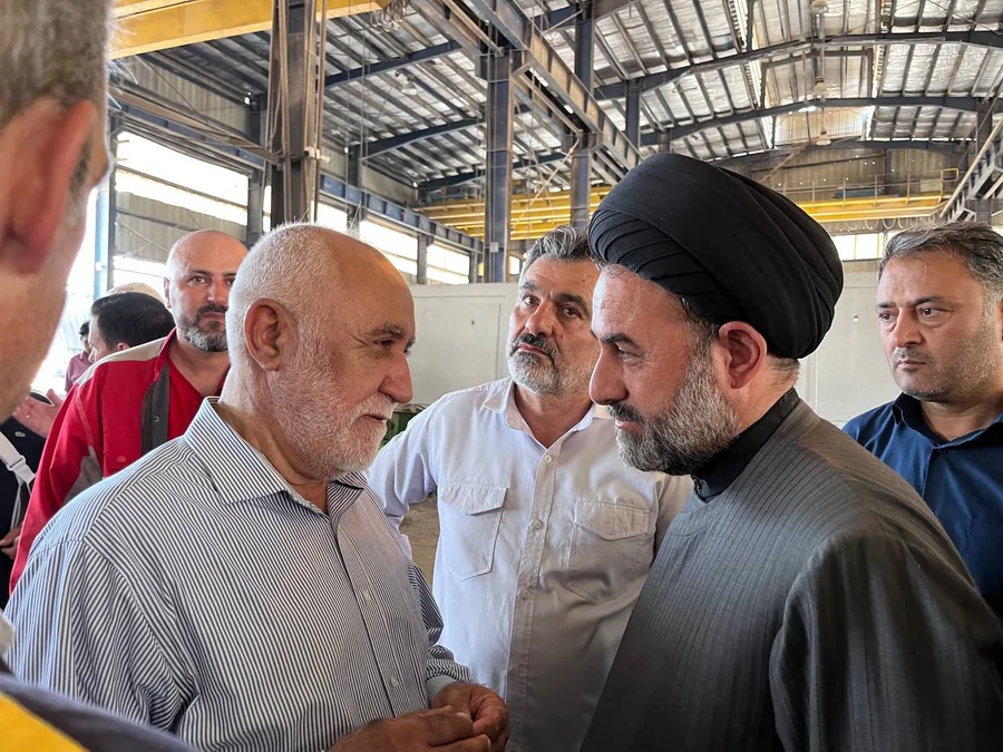 بازدید میدانی حجت‌الاسلام آقامیری از پیشرفت عملیات در خط ۹ مترو 