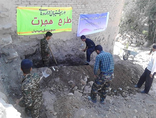ساخت خانه محروم توسط گروه جهادی شهید ایرج خسرویان در روستای دهکنه
