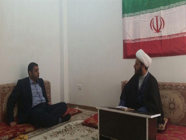 دیدار عیدانه فرمانده سپاه باوی با امام جمعه ملاثانی + تصاویر