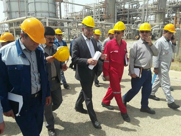 بازدید میدانی مدیرعامل شرکت نفت وگاز گچساران از منطقه عملیاتی پازنان+تصاویر