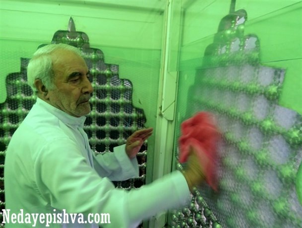 آیین غبارروبی مضجع مطهر امامزاده جعفر(ع) در پیشوا برگزار شد + تصاویر