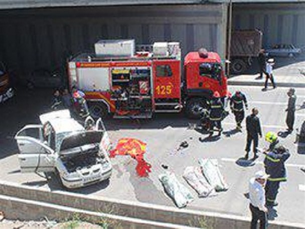 حادثه مرگبار ۳ دانشجوی دختر دانشگاه آزاد قزوین را به کام مرگ برد