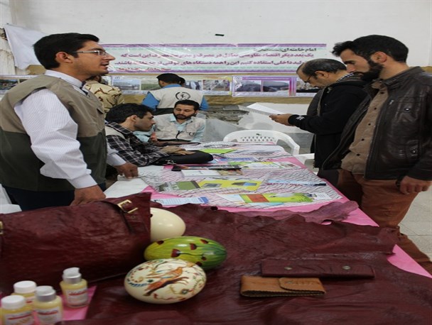 نمایشگاه دستاوردها و عملکرد بسیج سازندگی سپاه ناحیه قوچان برگزار شد
