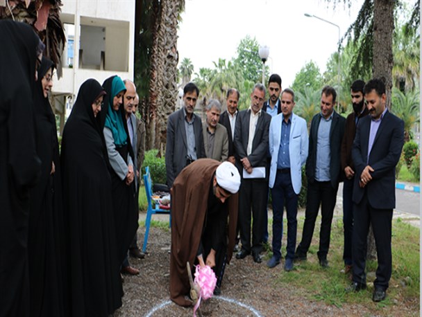 شروع به کار احداث یادمان شهدا گمنام در دانشکده پردیس بنت الهدی صدر رشت