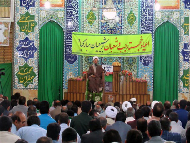 مراسم اربعین امام جمعه فقید مهریز برگزار شد