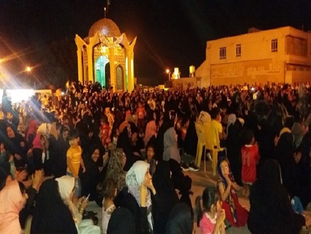 برگزاری جشن نیمه شعبان در جوار یادمان شهدای گناوه / تصاویر