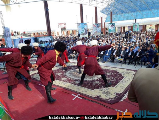 گزارش تصویری از مراسم بزرگداشت مختوم قلی فراغی در مراوه تپه